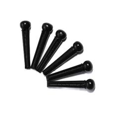 Soundsation  H-F-0002 - Conjunto de 6 pinos p/guitarra acústica - Preto